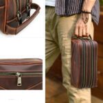 essentiel de voyage cuir homme