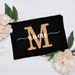pochette prénom toile