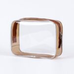 trousse de maquillage transparente