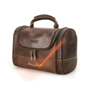 Trousse de Toilette cuir personnalisée