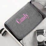 Trousse personnalisée élégante