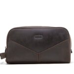 cuir naturel trousse toilette