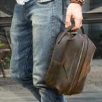 Trousse de Toilette Homme Vintage cuir