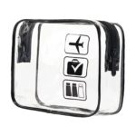 trousse de toilette transparente