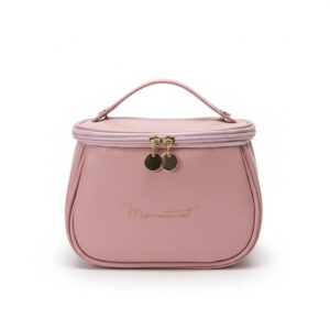 petit vanity maquillage en simili cuir souple