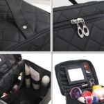 organisateur de maquillage matelassé