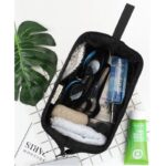 trousse de toilette cuir synthétique