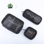 trousse maquillage transparente