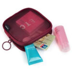 trousse élégante transparente