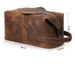 style unique avec trousse de cuir