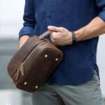 trousse cuir homme