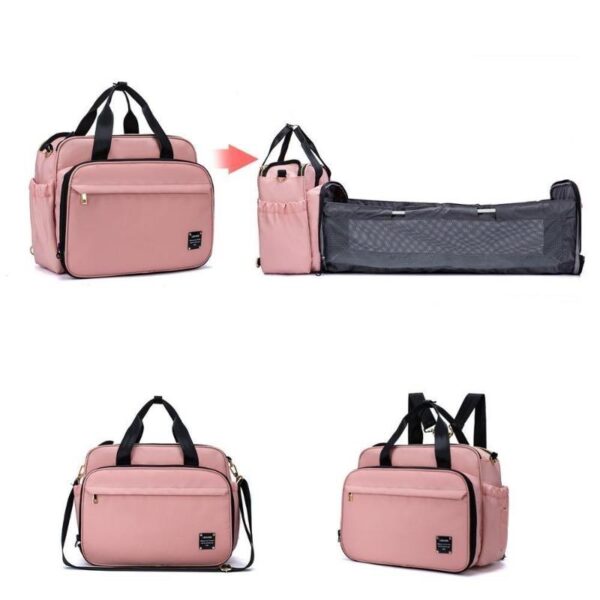 sac à langer Lequeen avec lit intégré