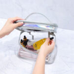 organisateur maquillage transparent