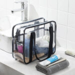 trousse de soin transparente