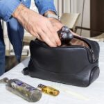 nécessaire toilette en cuir