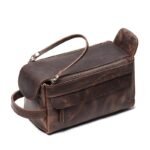 trousse élégante en cuir