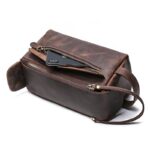 trousse en cuir pour homme