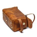 élégante trousse de toilette en cuir