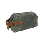 trousse cuir toile homme