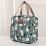 Ourson Nordique sur sac vanity