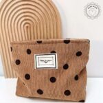 trousse élégante à pois