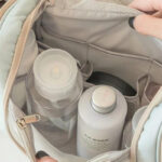 trousse de toilette colorée et élégante