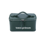 trousse de toilette unisexe en cuir