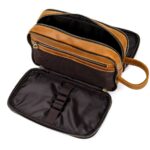 trousse de rangement en cuir