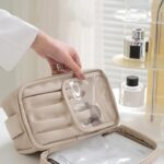 Trousse élégante en cuir PU