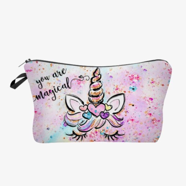trousse de toilette licorne