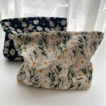 trousse de toilette fleurie