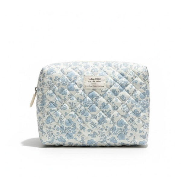 trousse de toilette fleurie