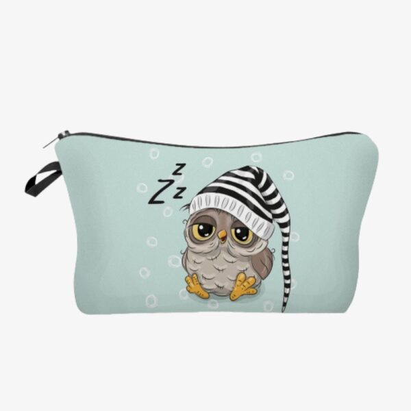 trousse de toilette hibou