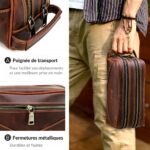 personnalisation trousse cuir homme