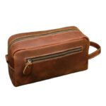 trousse de toilette luxe en cuir