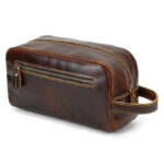 compartiments multiples trousse cuir