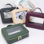 trousse maquillage transparente