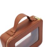 pochette zippée transparente