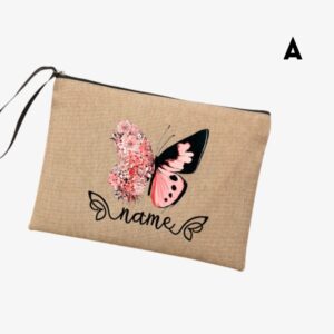 trousse de toilette personnalisée papillon