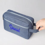 Trousse de Toilette Personnalisée gris