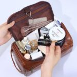 trousse de toilette en simili homme