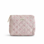 trousse de toilette rose pâle