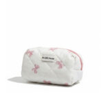 trousse en tissu matelassé