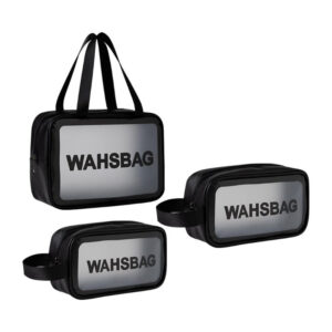 trousse de toilette transparente