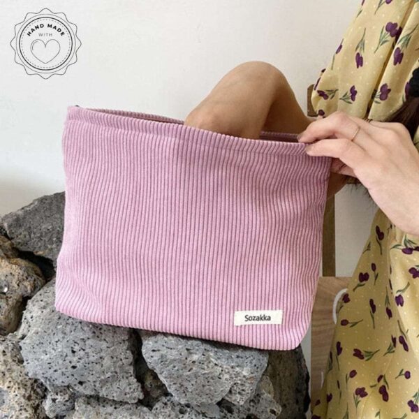 trousse de toilette en velours