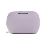 trousse maquillage violette