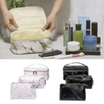 Trousse de toilette marbrée