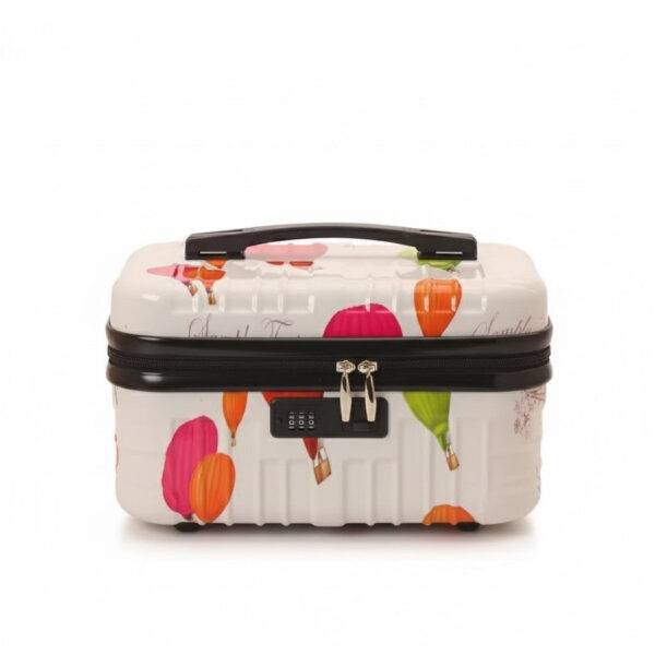 vanity case rigide avec motifs montgolfières