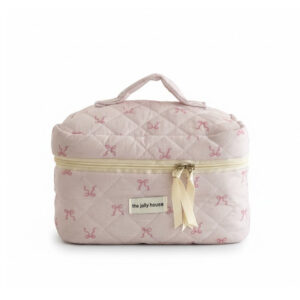 Vanity Rose Pâle avec nœuds
