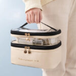 trousse de toilette transparente